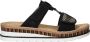Rieker Zwarte synthetische sliders met comfortabel voetbed en klittenbandsluiting Black - Thumbnail 2