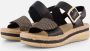 Rieker Sandalen zwart Synthetisch Dames - Thumbnail 1