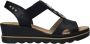 Rieker Elegante Comfortabele Sandalette Bruin Gesp Multicolor - Thumbnail 7