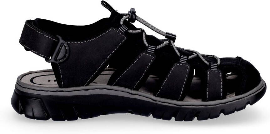 Rieker Sandalen zomerschoen klittenbandschoen vrijetijdssandaal elastiek snel sluiting