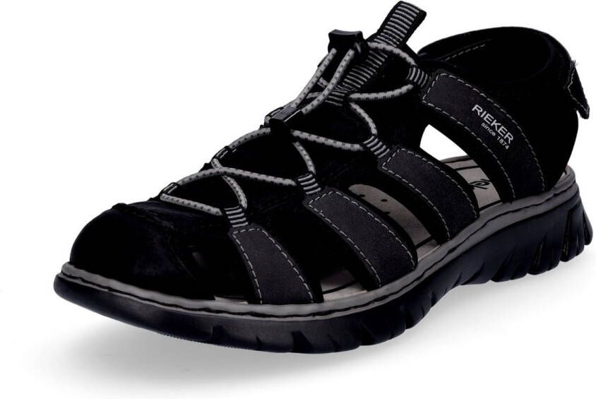 Rieker Sandalen zomerschoen klittenbandschoen vrijetijdssandaal elastiek snel sluiting