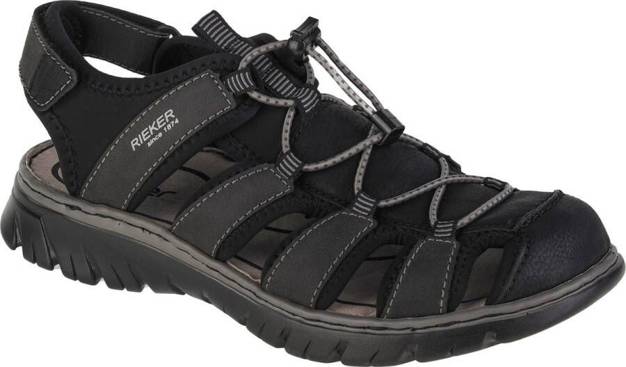Rieker Sandalen zomerschoen klittenbandschoen vrijetijdssandaal elastiek snel sluiting