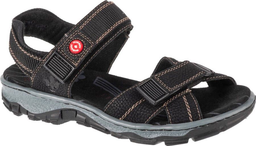 Rieker Sandalen zomerschoen outdoorschoen sleehak in trekkinglook