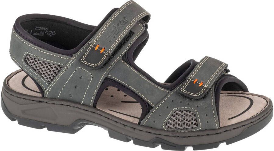 Rieker Sandalen zomerschoen klittenbandschoen outdoorschoen in trekkinglook