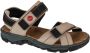 Rieker Sandalen zomerschoen outdoorschoen sleehak in trekkinglook - Thumbnail 1