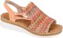 Rieker Sandalen zomerschoen sandaal sleehak in modieuze vlecht-look - Thumbnail 1