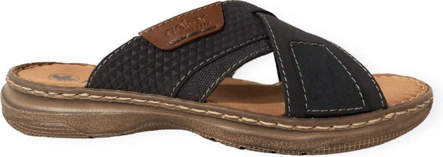 Rieker Slippers zomerschoen slippers badschoen met zachte binnenzool