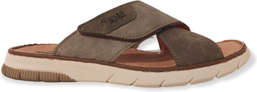 Rieker Slippers zomerschoen slippers klittenbandschoen met klittenbandjes - Foto 3