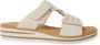 Rieker Slippers sleehak zomerschoen pantoffels met praktisch klittenband - Thumbnail 1