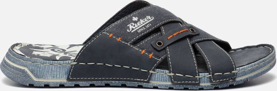 Rieker Slipper 21999 14 Blauw Denim