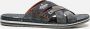 Rieker Slippers zomerschoen slippers badschoen met contrastkleurige raamstiksels - Thumbnail 15