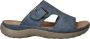 Rieker Slippers Dames Blauw - Thumbnail 1