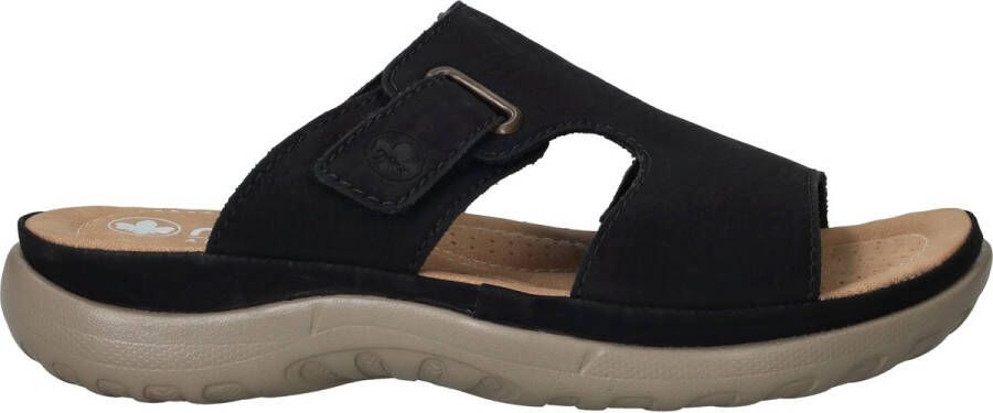 Rieker Slippers Dames Zwart