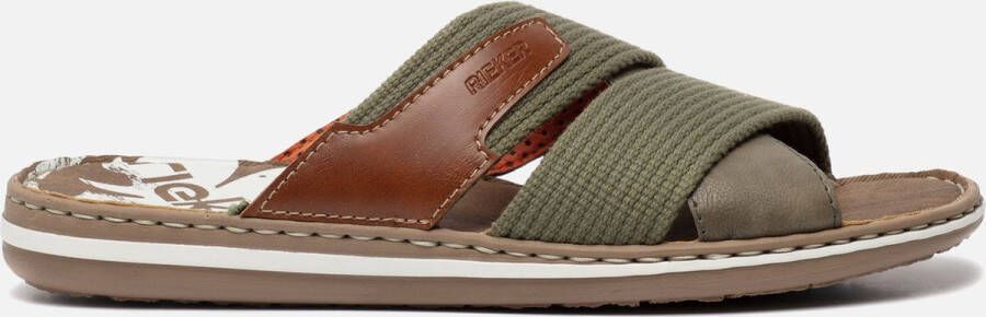 Rieker NU 21% KORTING Slippers met logo opschrift aan de binnenzool - Foto 3
