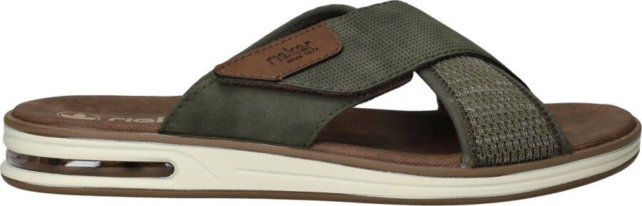 Rieker Knittecht Morelia Balti Slippers groen
