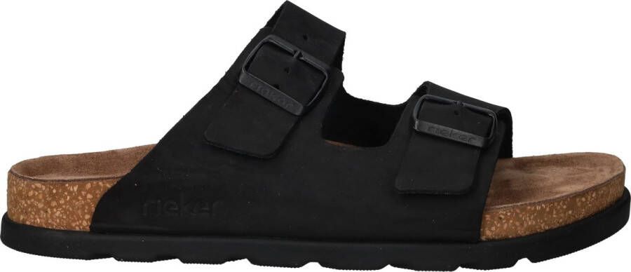 Rieker Slipper zwart Kleur Zwart)