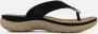 Rieker Slippers zwart Textiel Dames - Thumbnail 1