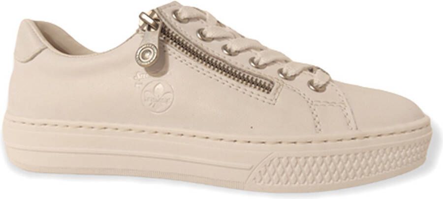 Rieker Sneakers met memosoft-binnenzool vrijetijdsschoen lage schoen veterschoen