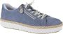 Rieker M2940-10 dames veterschoenen sportief blauw - Thumbnail 8