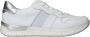Rieker Witte Leren Sneakers met Zilveren Details White Dames - Thumbnail 1