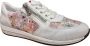 Rieker Comfortabele witte sneaker met leuk print Multicolor Dames - Thumbnail 1