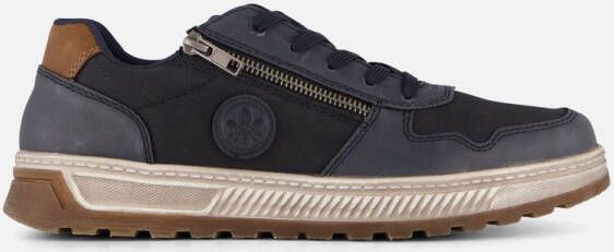 Rieker Sneakers Vrijetijdsschoen halfschoen veterschoen met contrastafwerking