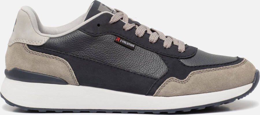 Rieker Sneakers blauw Textiel