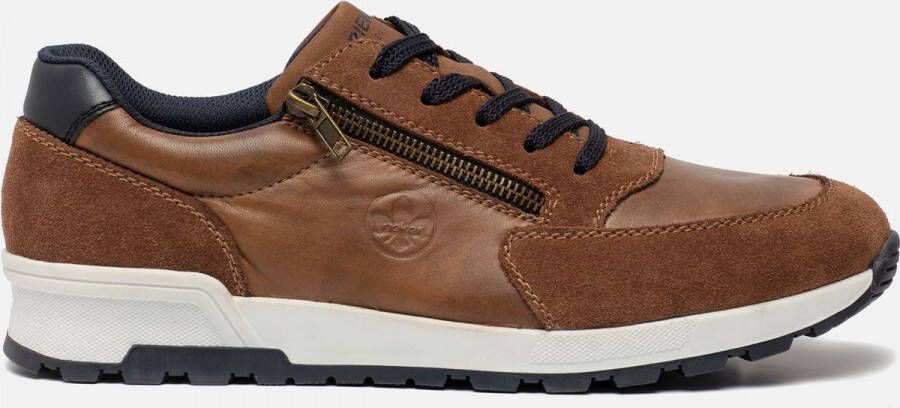 Rieker Sneakers cognac Heren Leer
