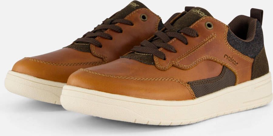 Rieker Bruine Veterschoenen met Robuuste Zool Brown Heren