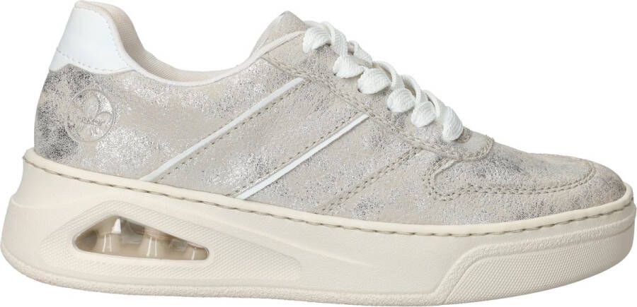 Rieker Plateausneakers veterschoenen lage schoen vrijetijdssneaker met air uitrusting