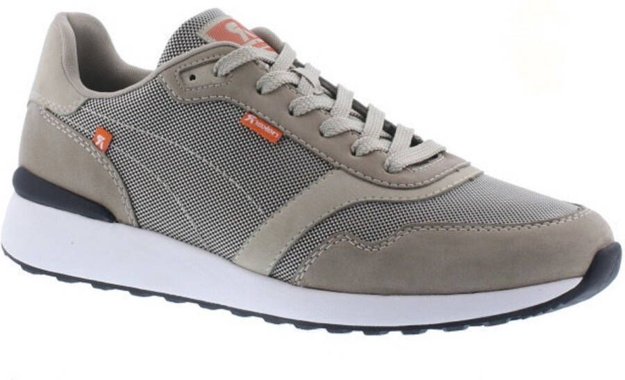 Rieker Sneakers Grijs Textiel 301205 Heren Textiel