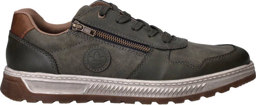 Rieker Sneakers Vrijetijdsschoen halfschoen veterschoen met contrastafwerking