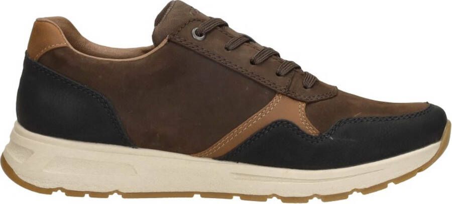 Rieker Sneakers Laag Veterschoenen Laag Donkerbruin