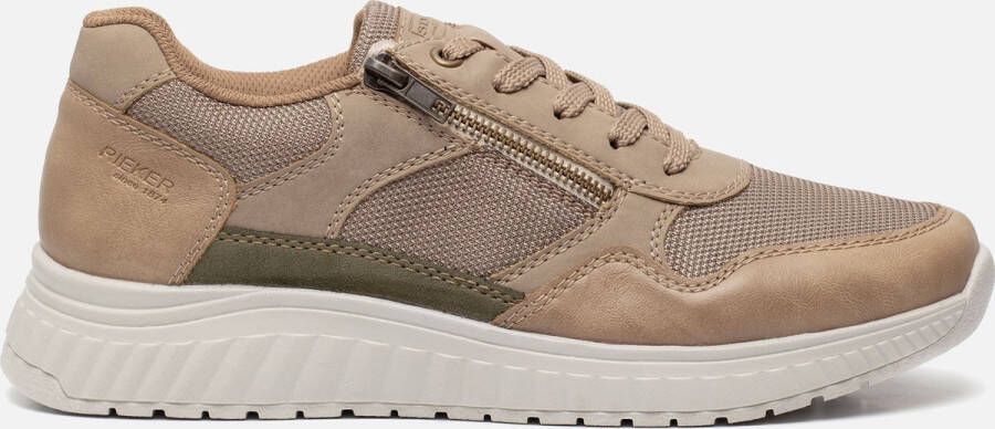 Rieker Sneakers taupe Synthetisch Heren