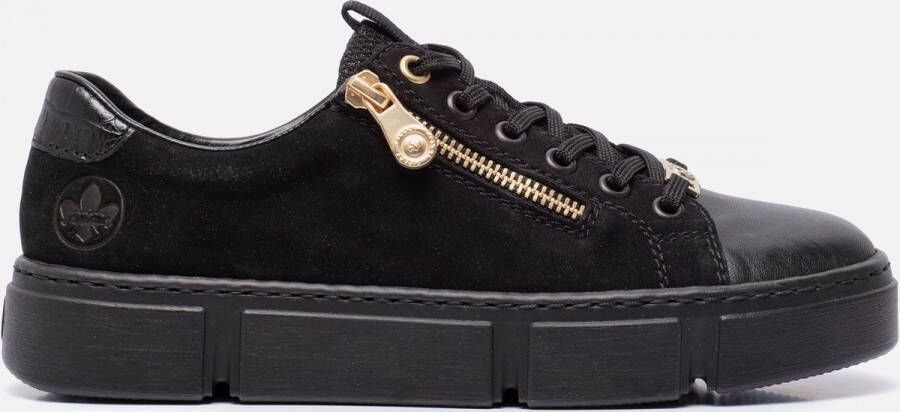 Rieker Sneakers zwart Dames Kunstleer