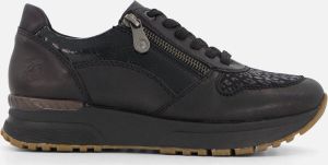 Rieker Basic Zwarte Sneaker Zwart
