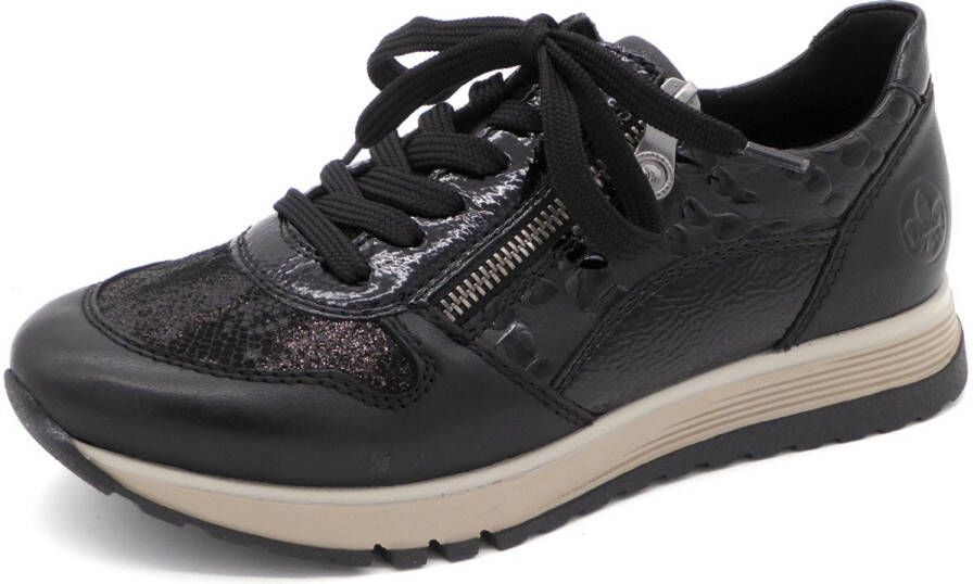Rieker Sneakers zwart Synthetisch Dames