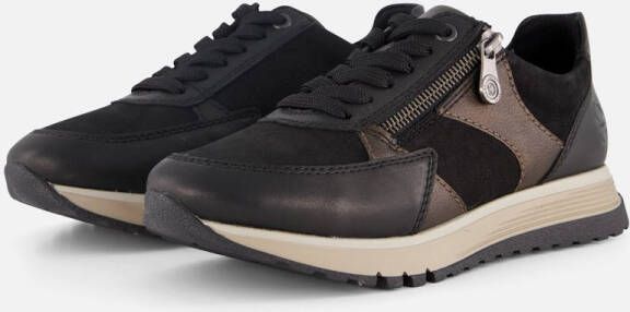 Rieker Sneaker 49010-00 Zwart Combi Verwisselbaar Voetbed