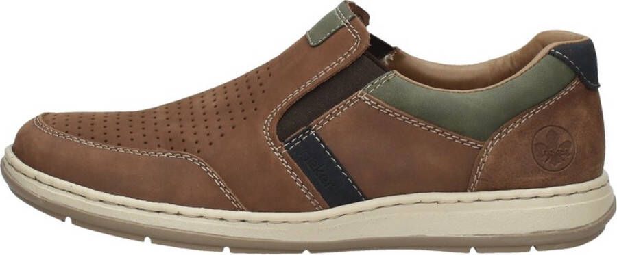 Rieker Instappers Bruin Leer 321208 Heren Leer