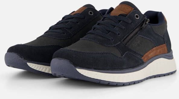Rieker Terra Sneakers blauw Leer