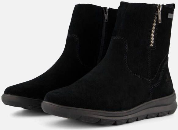 Rieker Zwarte Suède Dameslaars Black Dames