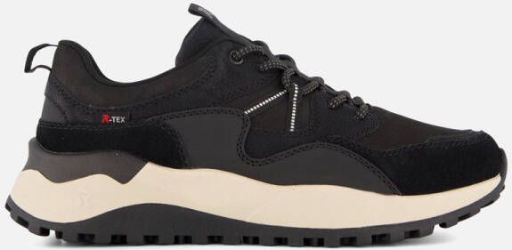 Rieker Tex Sneakers zwart Textiel