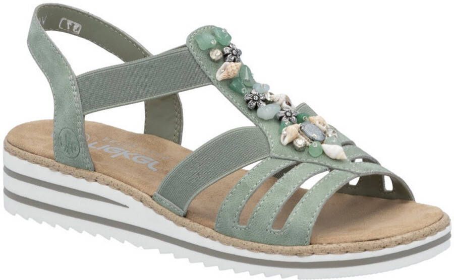 Rieker V0649-52 Sandaal kaki