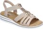 Rieker Sandalen zomerschoen sandaal sleehak met zomerse versiering - Thumbnail 7