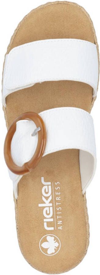 Rieker V0692-80 Slipper wit