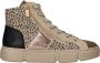 Rieker Stijlvolle veterschoen met speelse stippenprint Beige Dames - Thumbnail 1