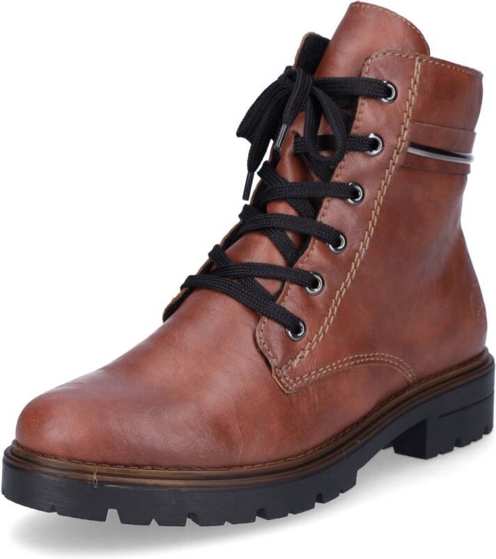 Rieker Warm Teddy-gevoerde Veterschoen voor Dames Brown Dames