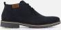 Rieker Blauwe Suède Veterschoenen voor Heren Blue Heren - Thumbnail 1