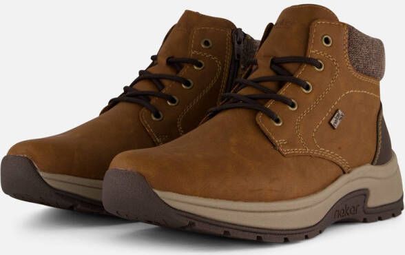 Rieker Bruine Casual Gesloten Heren Enkellaarzen Brown Heren