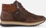 Rieker Veterboots bruin Synthetisch - Thumbnail 1
